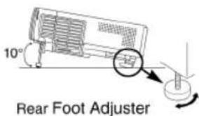10° Rear Foot Adjuster