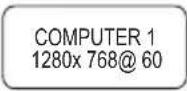 VIEWSONIC PJ358 - INPUT Menu (continued) - 2