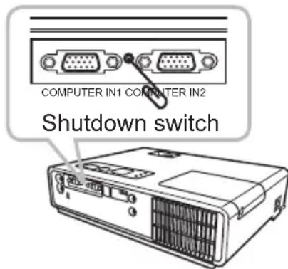 COMPUTER IN1 COMPUTER IN2 Shutdown switch