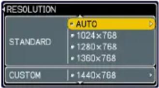 VIEWSONIC PJ1173 - INPUT Menu (continued) - 1