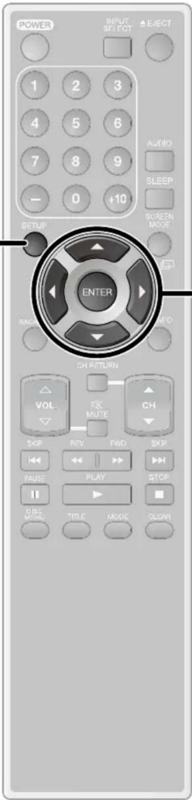 POWER INPUT SELECT △EJECT 1 2 3 4 5 6 7 8 9 - 0 +10 AUDIO SLEEP SCREEN MOOE SETUP ENTER BACK INFO CH RETURN VOL. MUTE CH SKIP REV FWD SKIP PAUSE PLAY STOP DISC MENU TITLE MODE OLEAVS