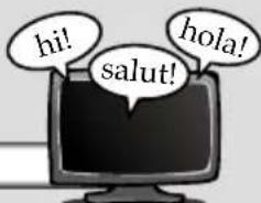 hi! salut! hola!