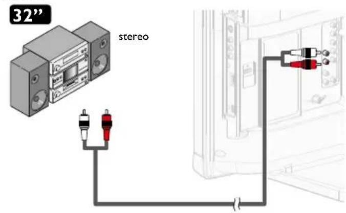 32" stereo
