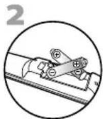 Emerson LD260EM2 - Installing the Batteries - 2