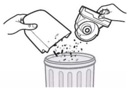 SAMSUNG POWERbot VR2AM7090WD - Cleaning the dustbin - 3