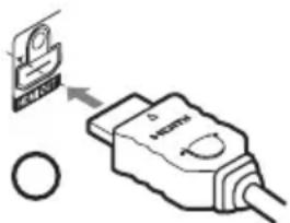 SONY DVP-NS717HP - Inserte el conector HDMI directamente en la toma HDMI OUT. - 1