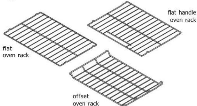 flat handle oven rack flat oven rack offset oven rack