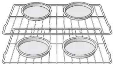 Crosley CRE3860QW - Baking layer cakes with 1 or 2 oven racks - 1