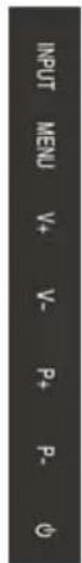Proscan PLED2435A - Via TV Side Panel Buttons - 1