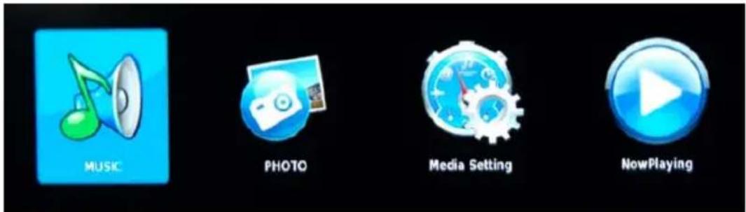 MUSIC PHOTO Media Setting NowPlaying