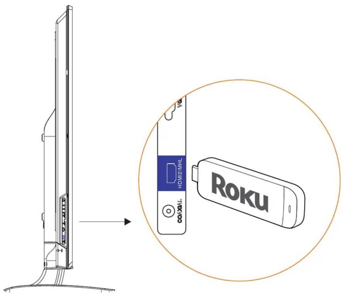 HDMI2/MHL CO/AXIAL Roku