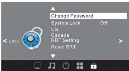 Change Password System Lock Off US Canada RRT Setting Reset RRT