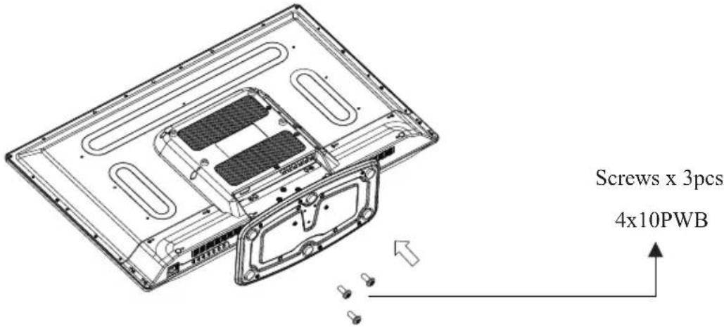 Screws x 3pcs 4x10PWB