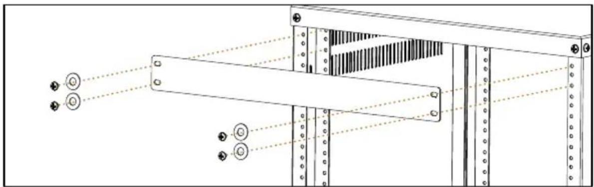 Auray ERS-8U - Assembling the Rack (continued) - 1
