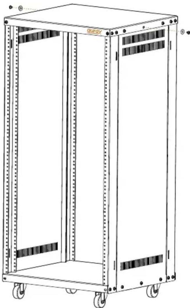 Auray ERS-8U - Assembling the Rack - 5