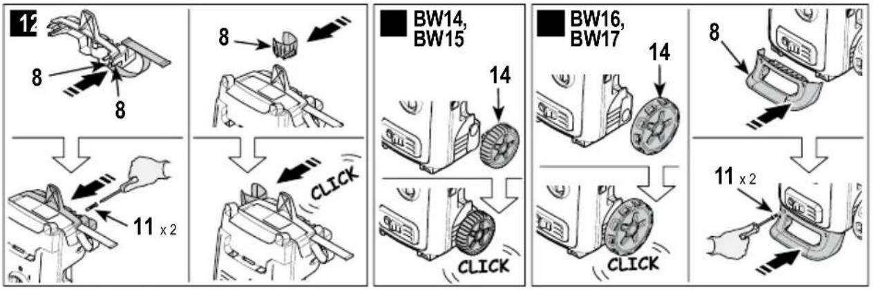 BLACK & DECKER BW17 - INSTRUCCIONES ORIGINALES INSTRUÇÕES ORIGINAIS ORIGINAL INSTRUCTIONS - 15