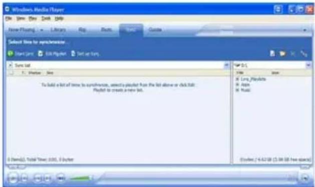 Windows Media Player File Edit View Dash Help Name: https://www.100.com/ Home: New Library: 423-888 Copy: Select Time for synchronization... Start Menu: SIR Players Start up Long Save List F:\ Player - Site To build a list of time to synchronization, select a playlist from the list above or click back: Planned to create a new list. D:\Users\Total Time (100), 0 bytes File Edit View All Long_Playlists All Apps All Music C:\Users / 6.42 GB (-3.98 GB free static)