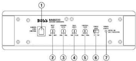 BOSS MASS200 OFFICE CONTROL 1 2 3 4 5 6 7