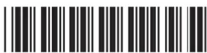 Barcode image with black and white vertical bars, no visible text or symbols