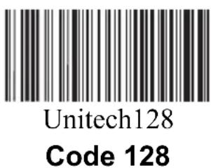 Unitech128 Code 128