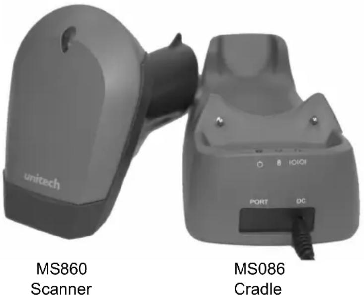 unitech MS860 Scanner MS086 Cradle