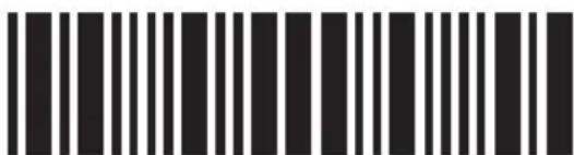 Black and white barcode image with vertical lines on both sides