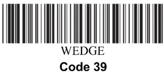 WEDGE Code 39