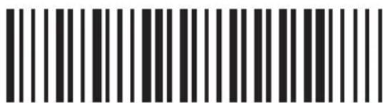 Image of a barcode with vertical black and white lines on both sides