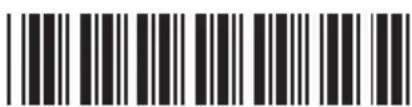 Barcode image with black and white vertical bars, no visible text or symbols beyond the pattern