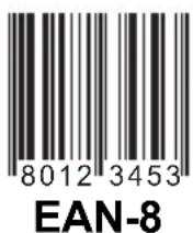 Unitech MS860 - BAR CODE TEST CHART - 9