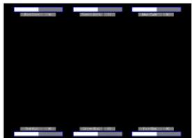 Scanned document with three labeled sections showing partial text and a black background