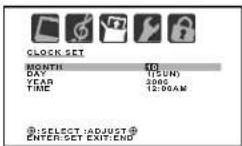 TOSHIBA 26DF56 - Setting the clock - 2