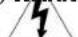 TOSHIBA 20AF46 - 34) WARNING: RISK OF ELECTRIC - 1