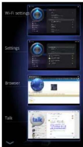 Wi-Fi settings Settings Browser Talk talk