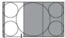 PANASONIC TH-58PF12 - The mode of image division and the LOCATION by setting of VIEWING AREA is as follows. - 1