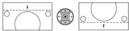 Three abstract geometric diagrams showing circular shapes with dashed lines and arrows, no text or symbols present.