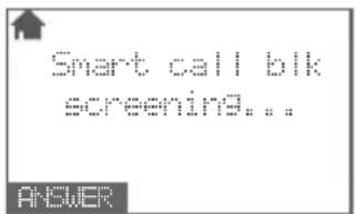 Smart call blk screening... ANSWER
