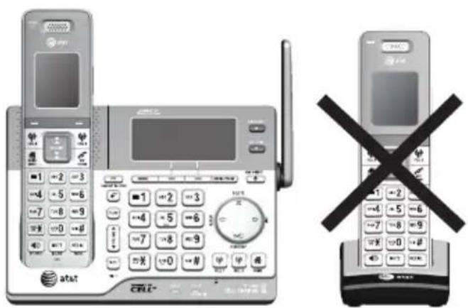Image showing two AT&T CRI- mobile phones with a black X symbol crossed out, indicating no non-zero restrictions.