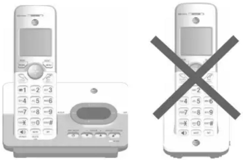 Illustration showing two types of mobile phones: one with a keypad and one without, both crossed out by a 'X' symbol.