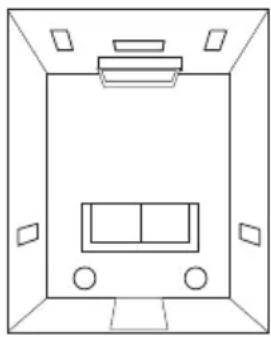 Russound IC-820 - Refer to the details at below for sample In-ceiling placement options. - 4