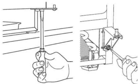U-Line 1175WCB-13 - Remove top hinge, and door: - 1