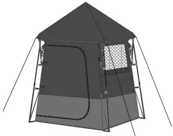 COLEMAN Instant Up Single Ensuite - Pole List - 4