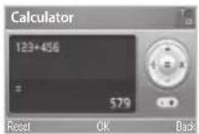 PANTECH Impact P7000 - Using the calculator - 1