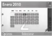 PANTECH Impact P7000 - Calendario - 1