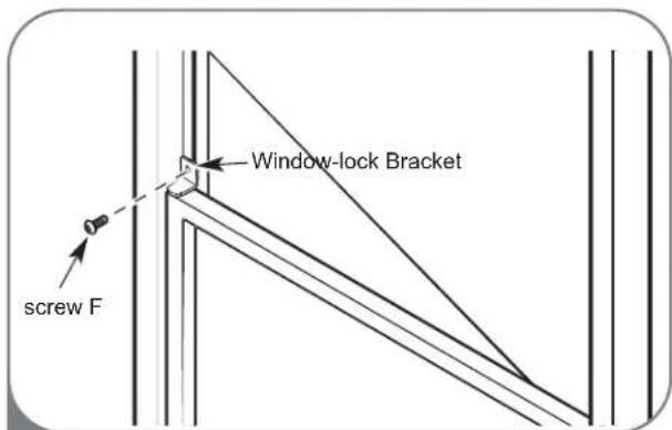 Window-lock Bracket screw F