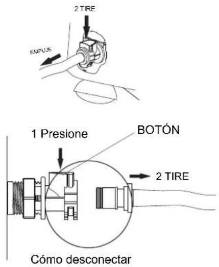 2 TIRE EMPUS 1 Presione BOTÓN 2 TIRE Cómo desconectar
