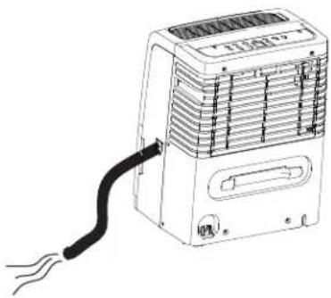 HISENSE DH10020KP1WG - ADVERTENCIA Tenga cuidado de no lastimarse las manos cuando conecta la manguera. - 1