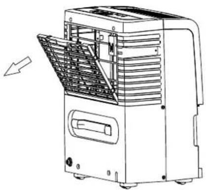 HISENSE DH10020KP1WG - Cleaning the Air Filter - 1