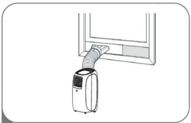 HISENSE AP1019CR1G - Instalación en ventanas corredizas verticales - 5