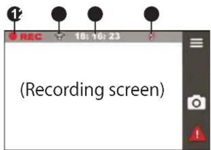 (Recording screen)